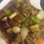 Best Braised beef Brisket and Eggplant with Soy Sauce 酱烧茄子牛腩 in Edmonton, AB